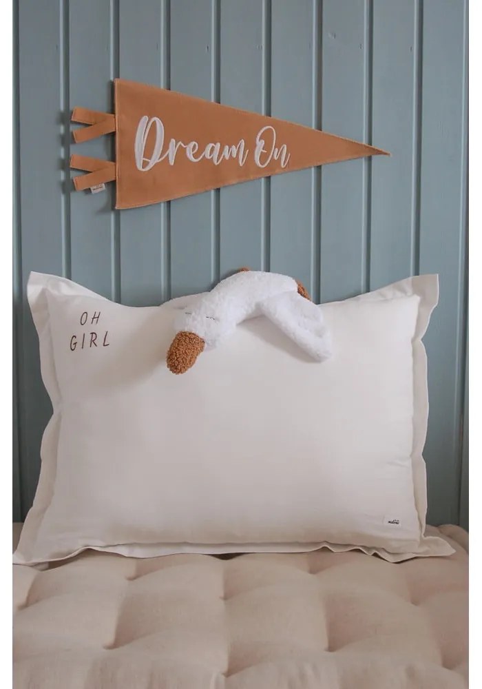 Бяла подложка за спане Goose - Malomi Kids