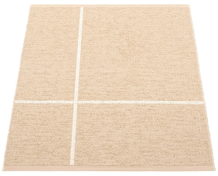 Бежов килим за открито и закрито 70x90 cm Fred Beige – Pappelina