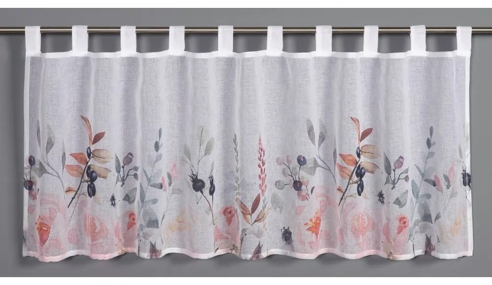 Бяла завеса 135x245 cm Floral – Sehlbach