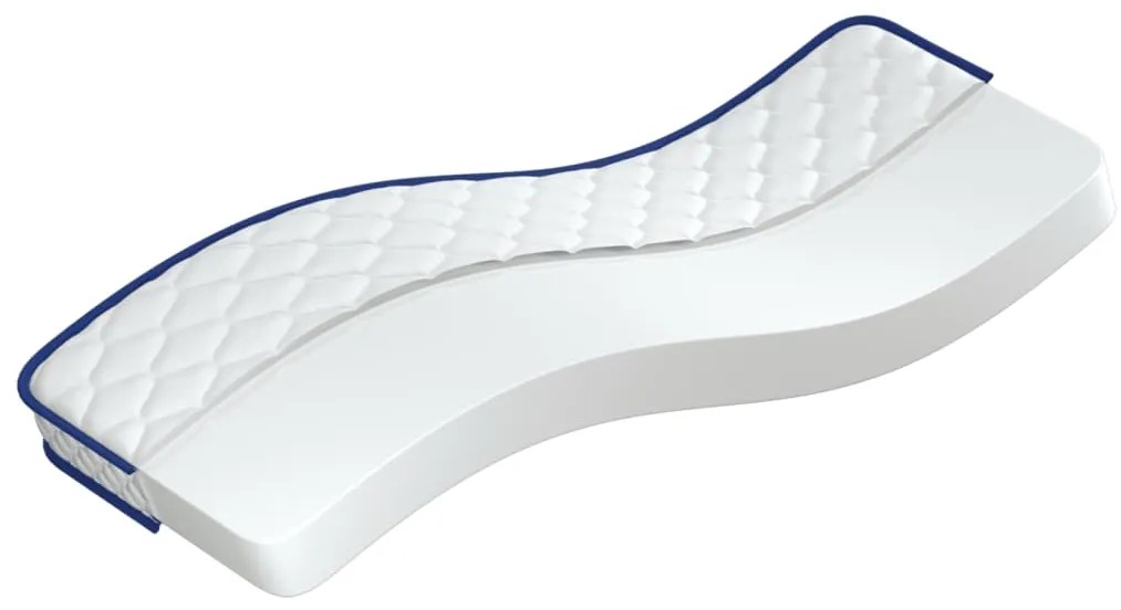 4013415 vidaXL Матрак от мемори пяна, бял, 70x200x17 см, мек