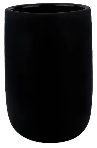 Черна керамична чаша за четка за зъби Lotus - Mette Ditmer Denmark
