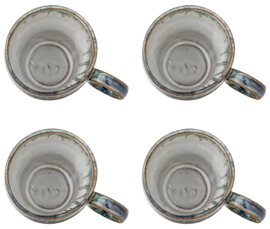 Сини глинени чаши в комплект от 4 бр. 300 ml Nigel – Bloomingville