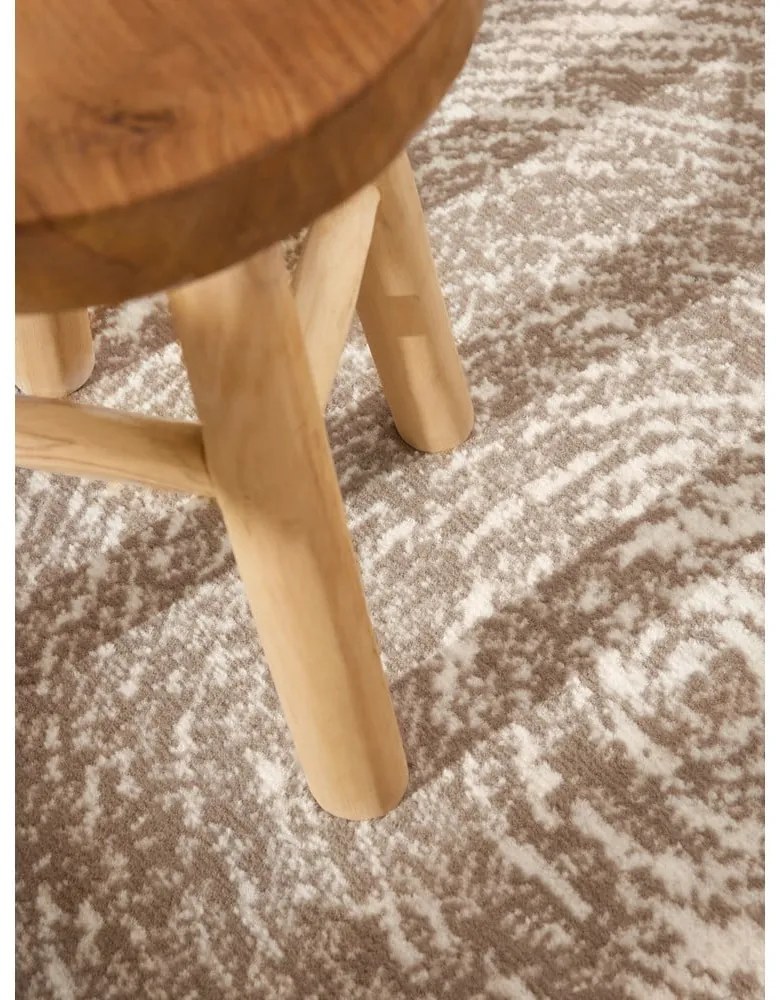 Бежово-кремав кръгъл килим ø 120 cm Gloria Cavallo – Hanse Home