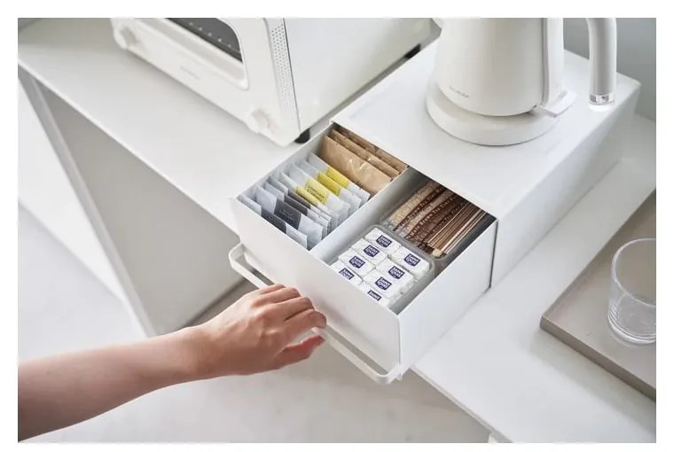 Бяла кутия за чай Tower – YAMAZAKI