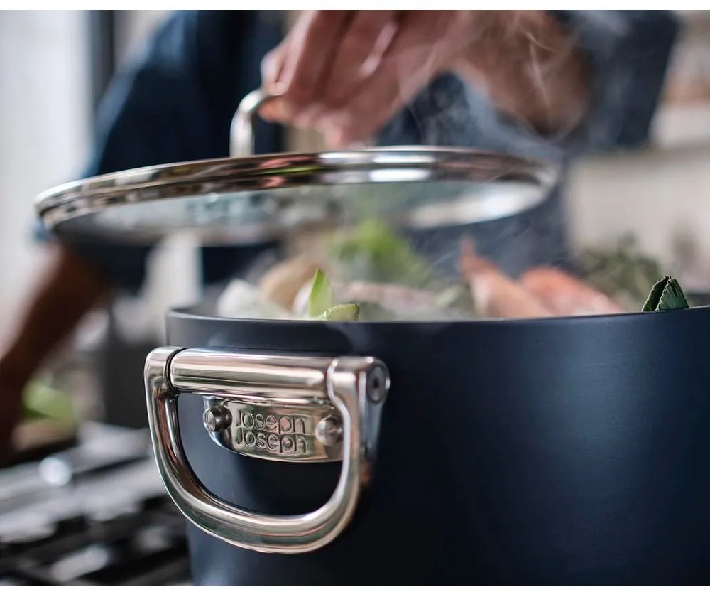 Касерола с капак с керамично покритие подходящо за индукционен котлон Space – Joseph Joseph