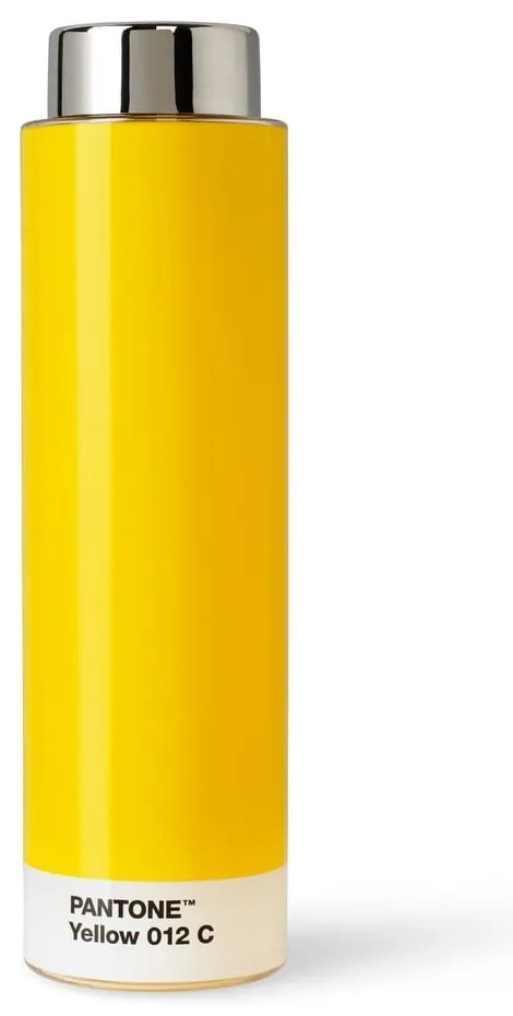 Жълта бутилка за пътуване тританова бутилка 500 ml Yellow 012 – Pantone