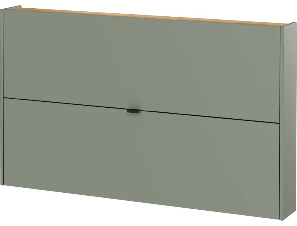 Зелено-сив шкаф за обувки с панти Ameca - Germania