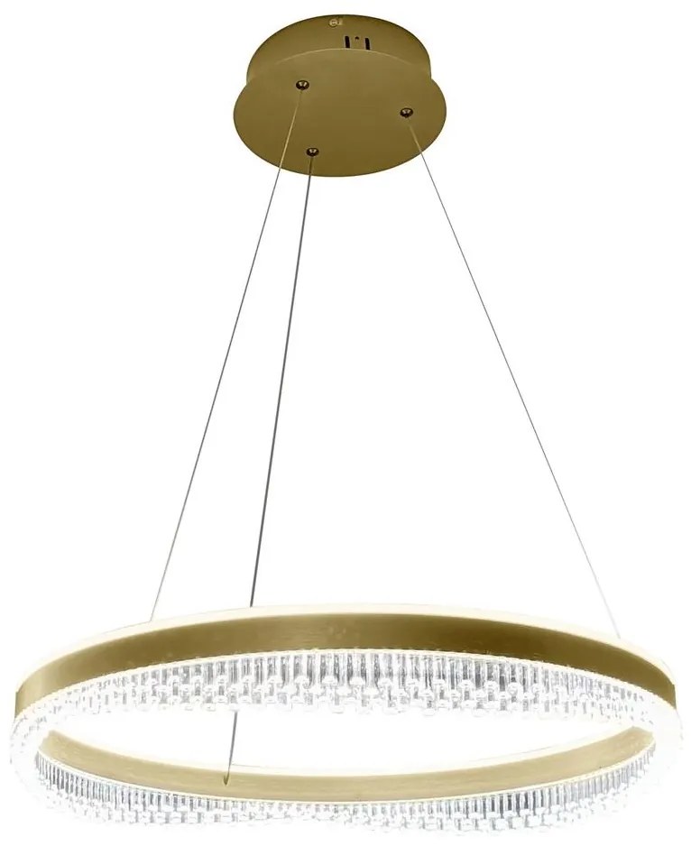 LED Пендел PRECIOSA LED/52W/230V Ø 60 см златист