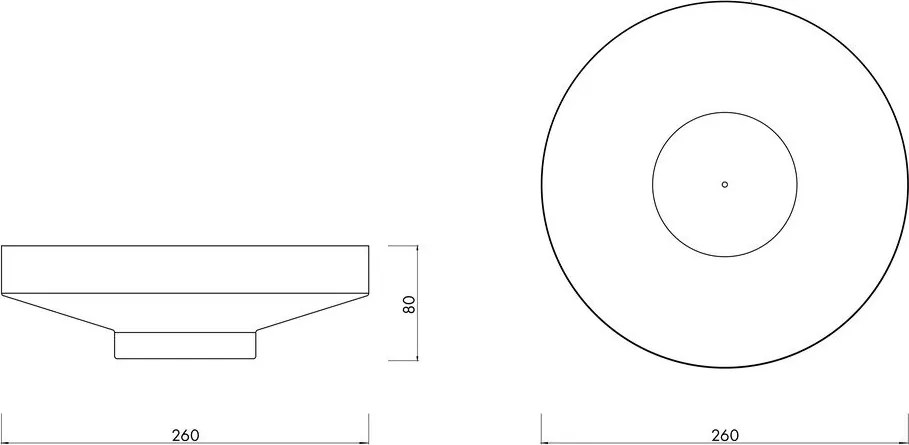 Метална декоративна купа ø 26 cm Vilu – noo.ma