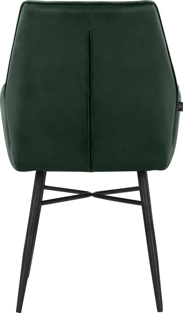 Зелени тапицирани трапезни столове в комплект 2 бр. Anzo – Støraa