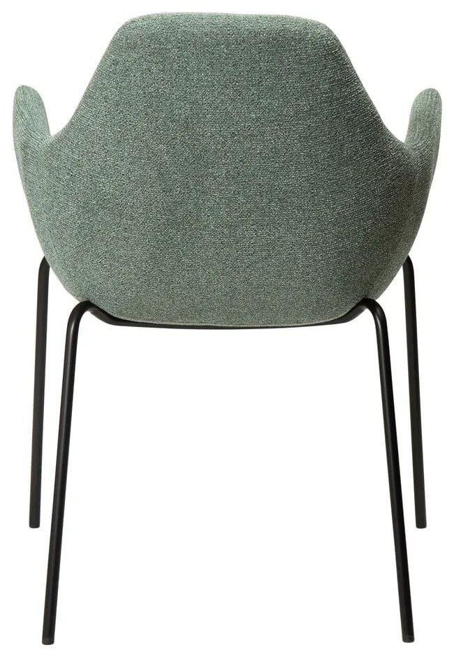 Светлозелен стол от плат букле Zimmer – DAN-FORM Denmark