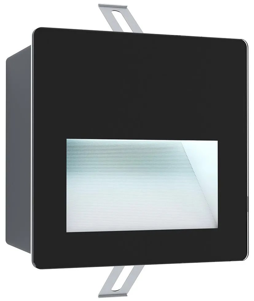 Eglo 99574 - LED Екстериорна лампа за вграждане ARACENA LED/3,7W/230V IP65 черна