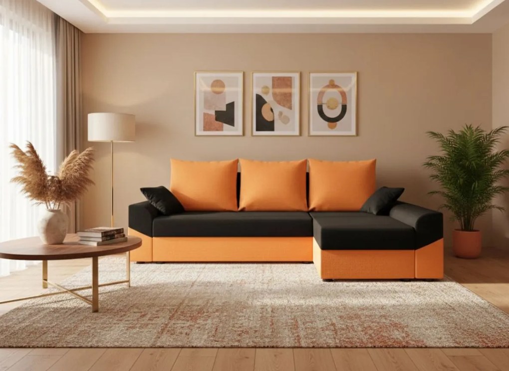 Ъглов диван Jason-Mauro - Portokali