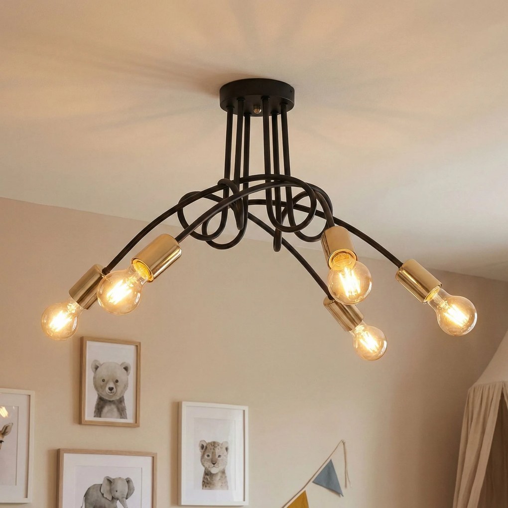 Лампа Paradise 5 Black Gold APP518-5C