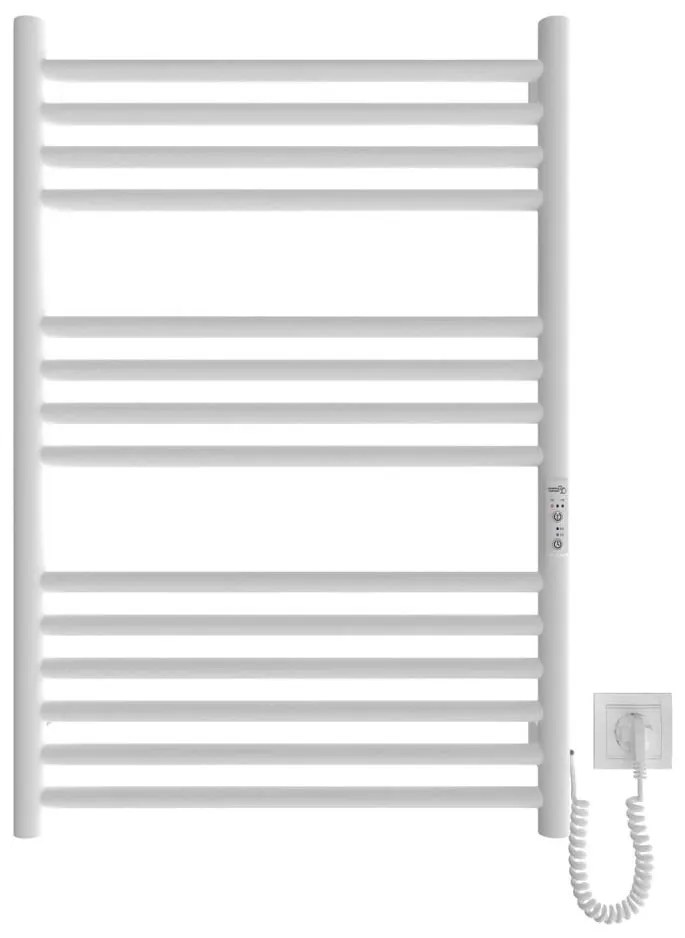 Отопляема лира за баня HF GREENWICH 170W/230V 77x53 см бял кръгла