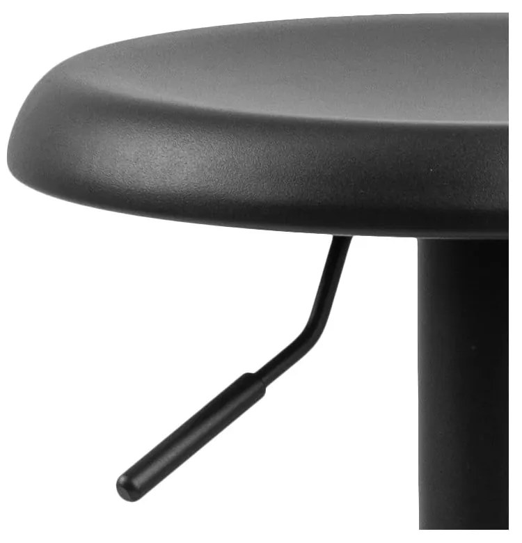 Черен метален бар стол с регулируема височина (височина на седалката 59 cm) Finch – Actona