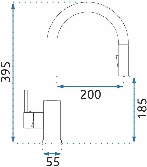 Смесител за кухня Rea Fresh Titan
