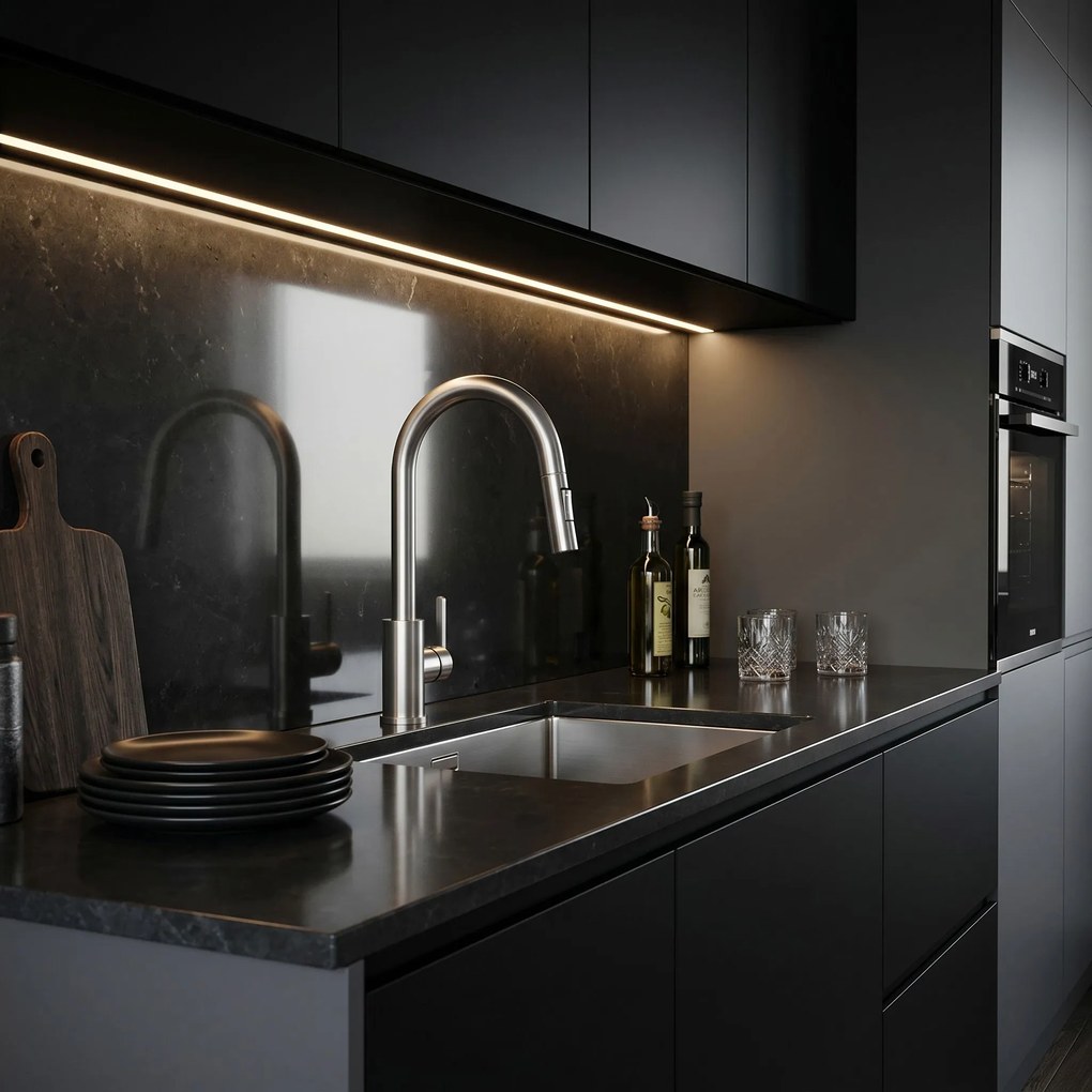 Смесител за кухня REA Ontario Brush Nickel