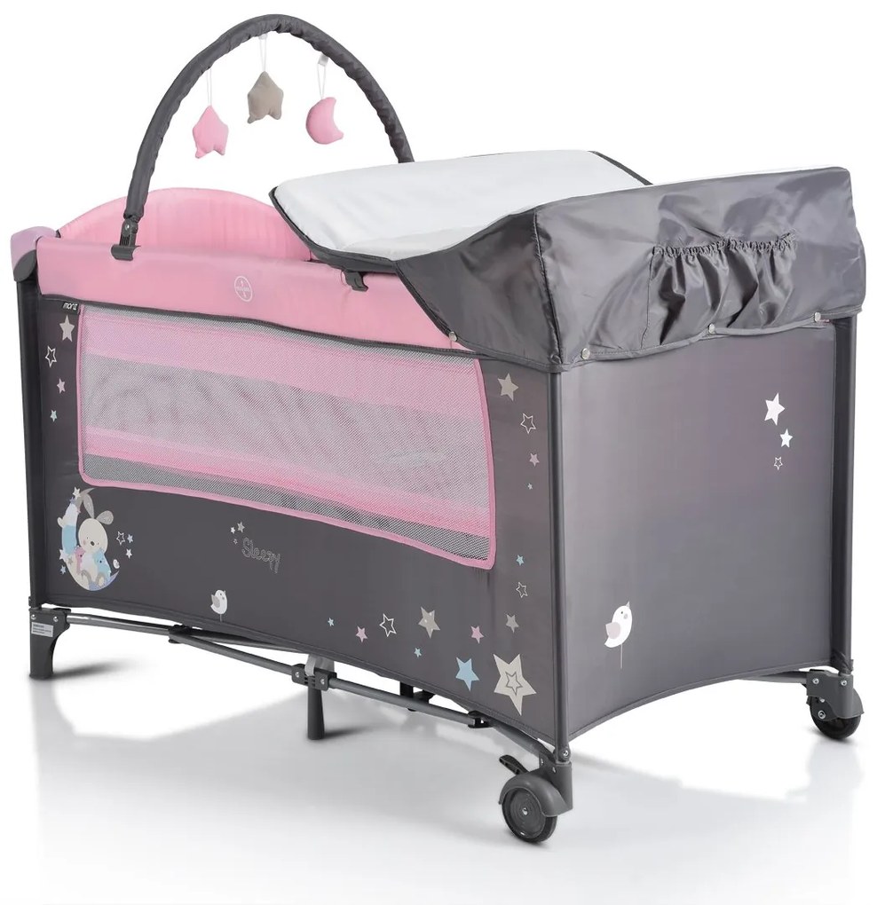 Moni  -  ДЕТСКА КОШАРА SLEEPY розов