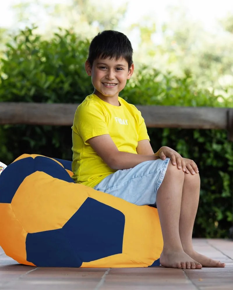 Градински пуф Football Kids Pouf, цвят Жълт
Тъмно Син