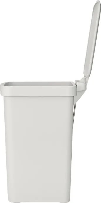 Кош за боклук с педал Brabantia StepUp 1008480, 16 л, Екологични материали, Голям отвор, Светлосив