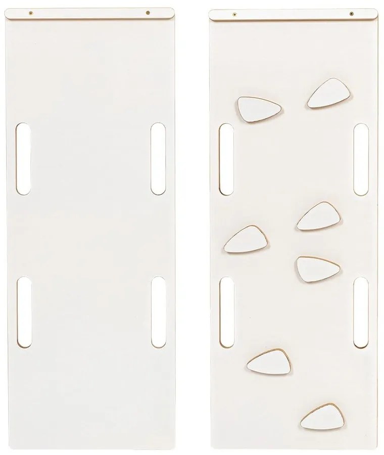 Бяла катерушка от масивен бор 39x75x38 cm Montessori – Meowbaby