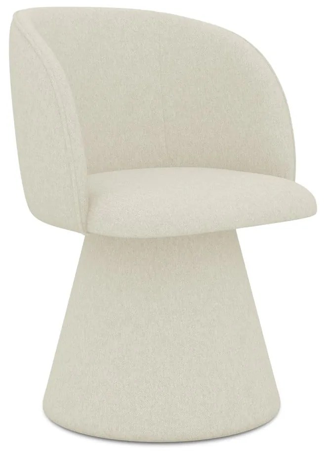 Кремав тапициран трапезен стол Maia – Makamii