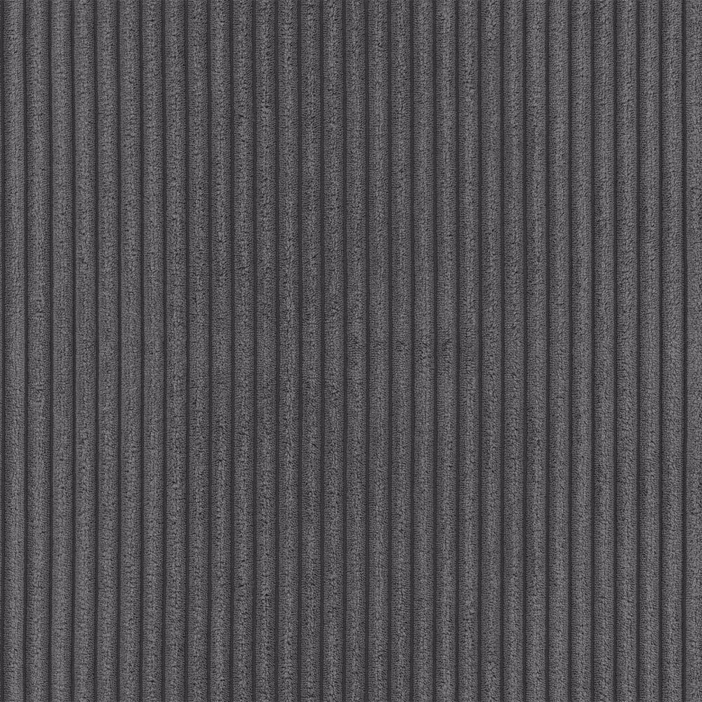 Тъмносив ъглов диван от рипсено кадифе (ляв ъгъл) Merid – Ropez