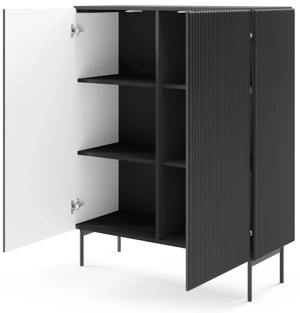 Бюфет Novo 2D-Черен