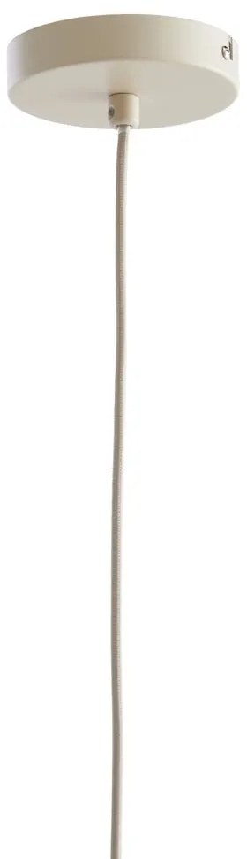 Бежово висящо осветително тяло със стъклен абажур ø 28 cm Itela – Light &amp; Living