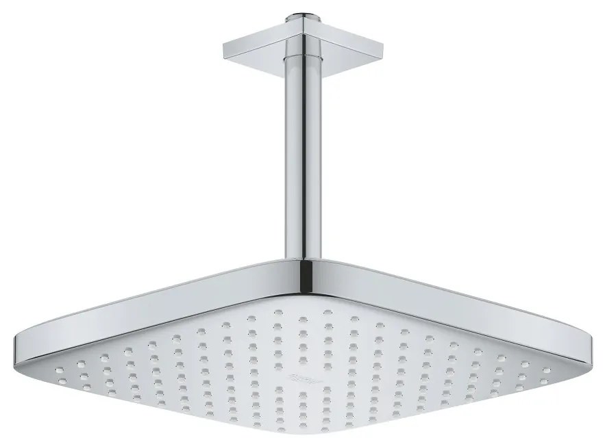 Квадрат Душ слушалка със скоба за таван Grohe Tempesta Cube
