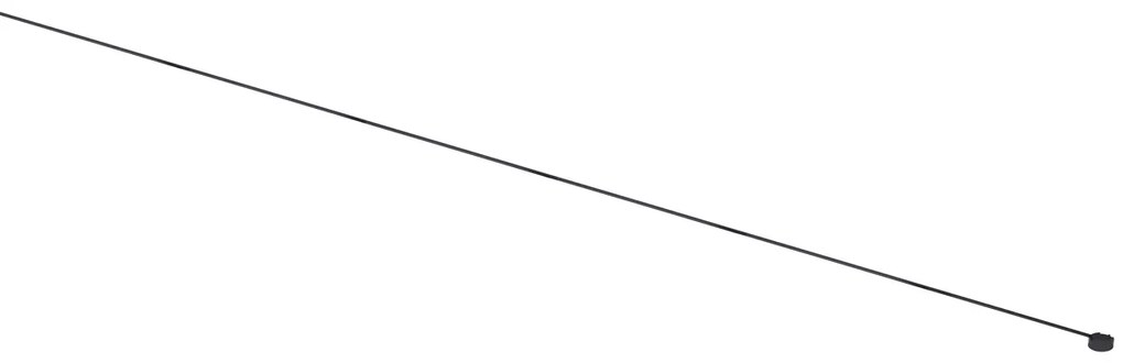 Модерна релсова система за осветление черна 1-фазна 600 см с кръгло захранване - Magnetic