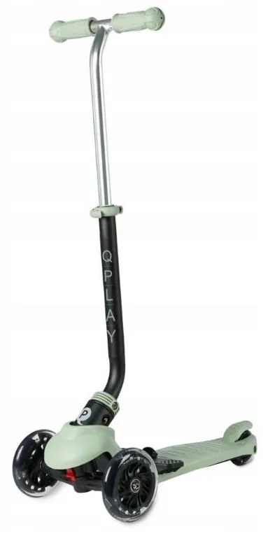 QPlay - Детска тротинетка SEMA PRO 5 в 1 с LED колела, зелена