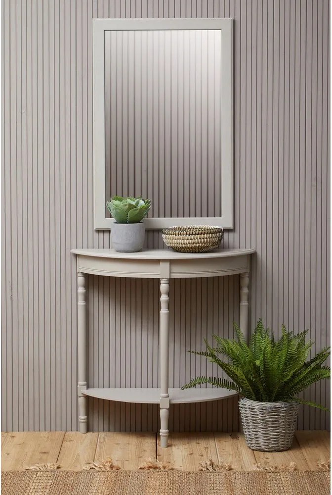 Бежова конзолна маса от масивен бор 30x80 cm Heritage – Premier Housewares