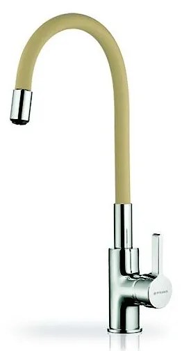 Pyramis 90938101 - Смесител с гъвкаво рамо FLESSI, бежов