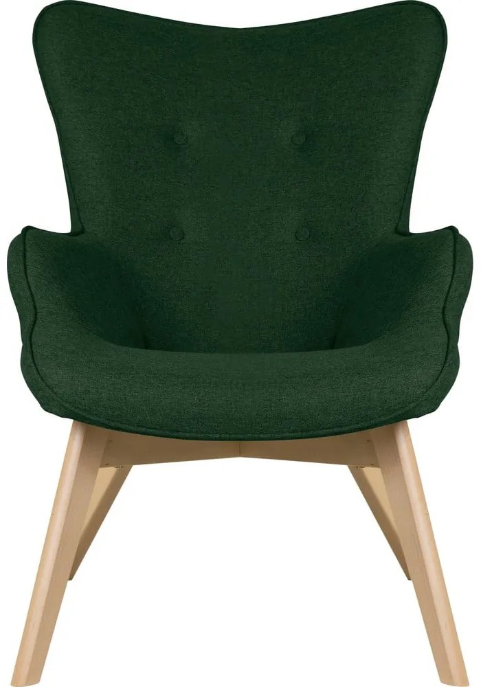 Тъмнозелено кресло Niko – Ropez