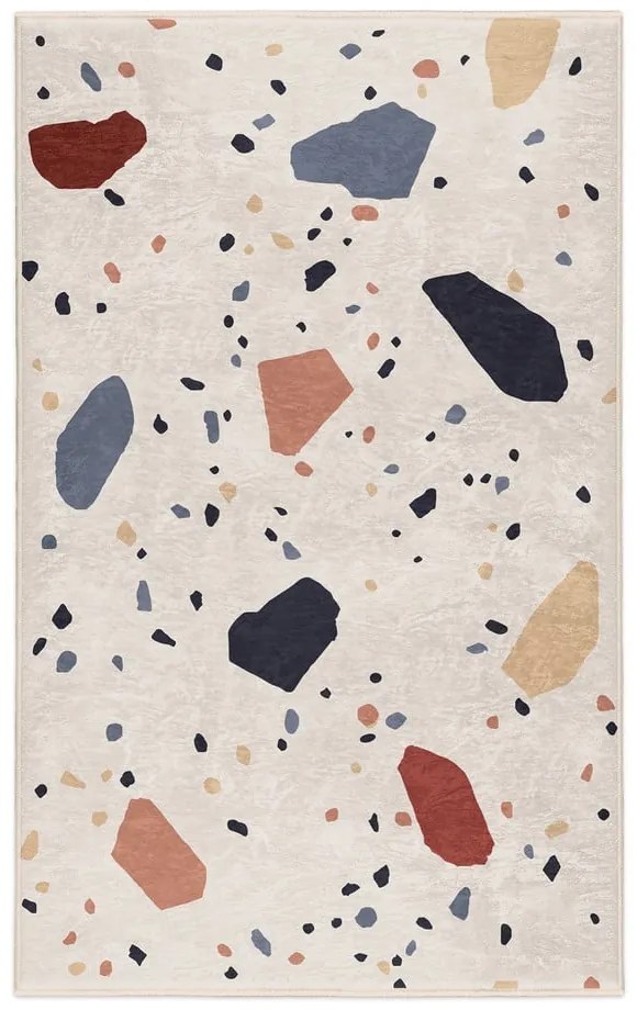 Кремав килим подходящ за пране 160x230 cm Cracked Terrazzo – Mila Home