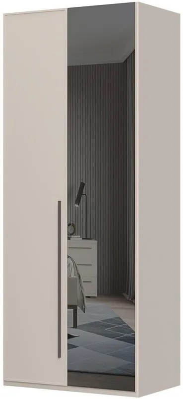 Ντουλάπα Phantom δίφυλλη με καθρέπτη