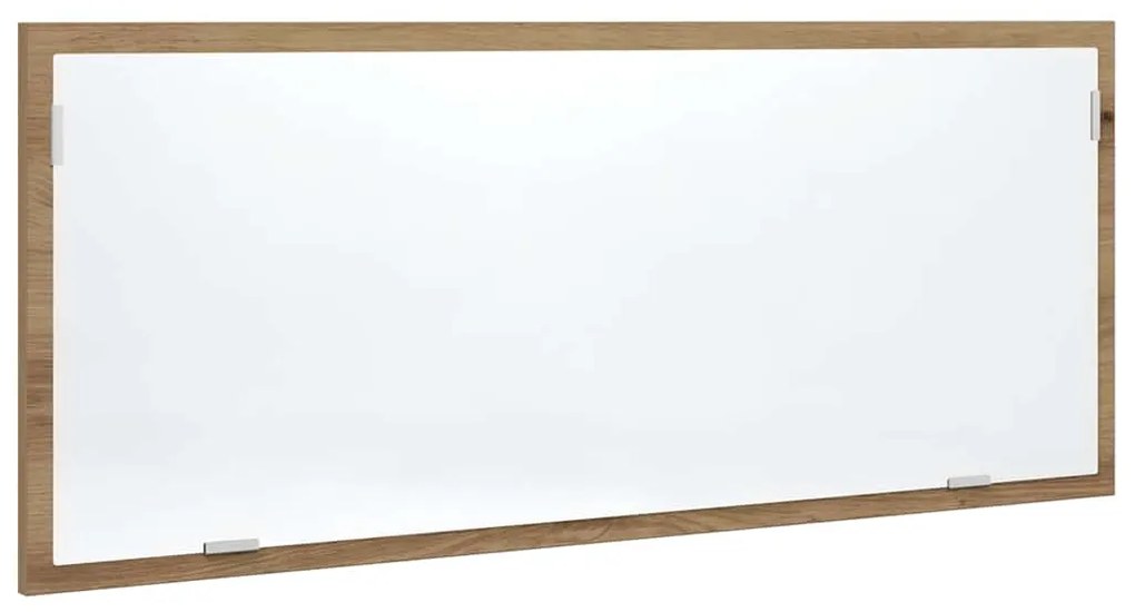 856276 vidaXL LED огледало за баня Artisan Oak 100x8,5x37 cm