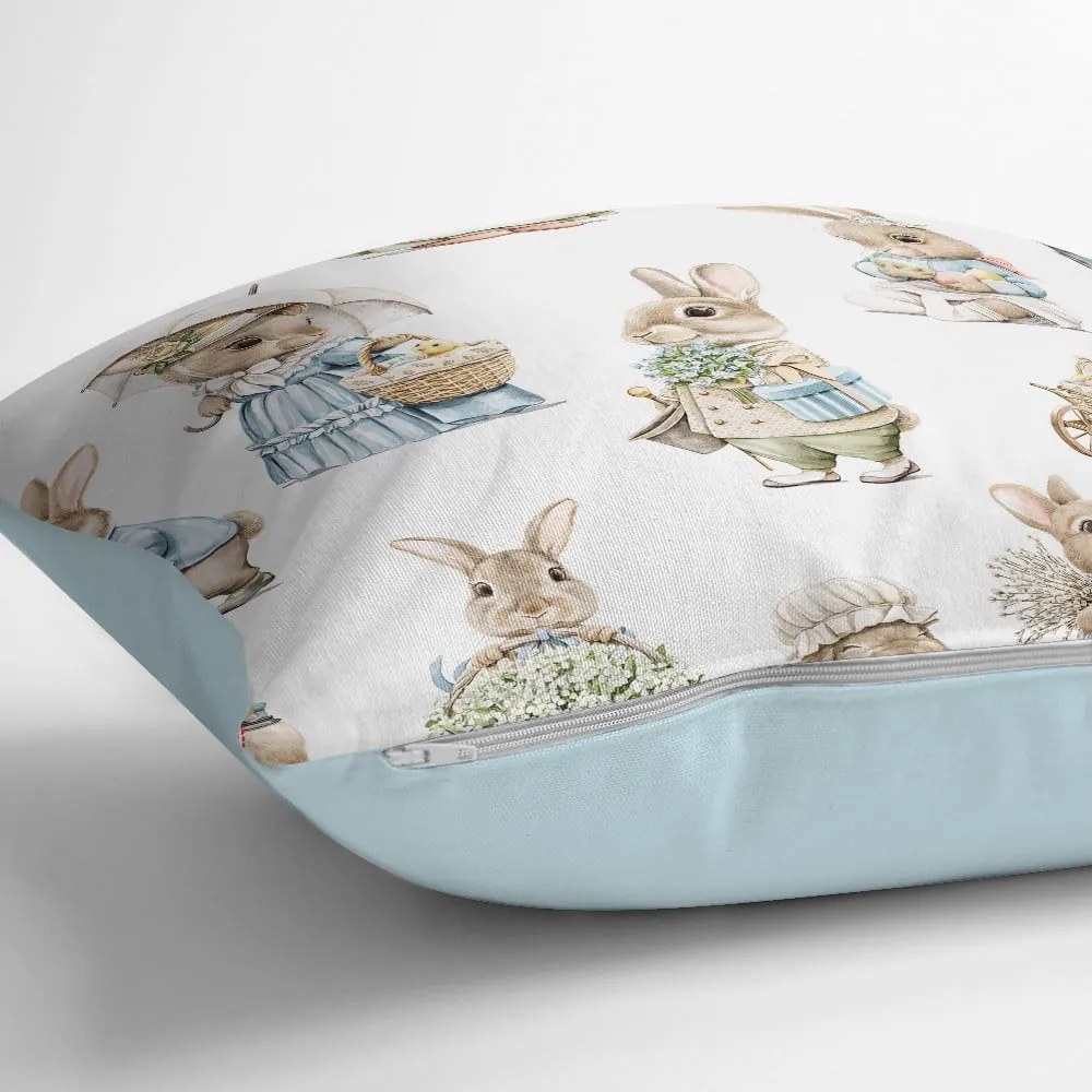 Калъфки за възглавници с великденски мотив в комплект 4 бр. 43x43 cm – Mila Home