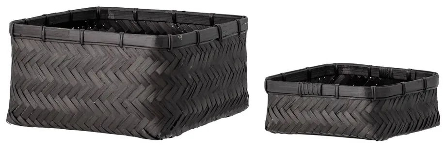 Бамбукови кошници в комплект от 2 бр. 24x24x12 cm Donia – Bloomingville