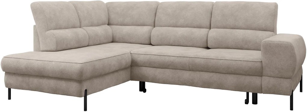 Ъглов диван Clinton-Капучино-Ляв