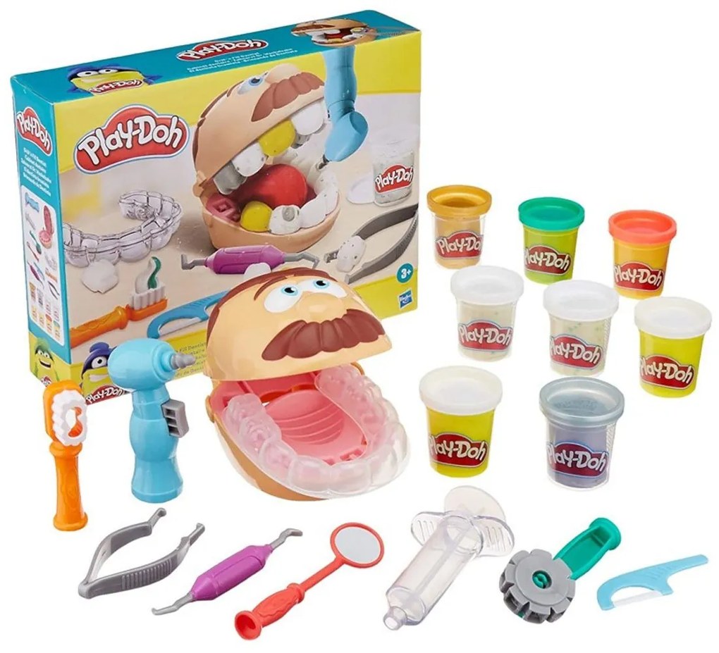 Play Doh - Игрален комплект: Зъболекар