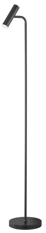 Черна LED затъмняваща се подова лампа (височина 154 cm) Stina – Fischer &amp; Honsel