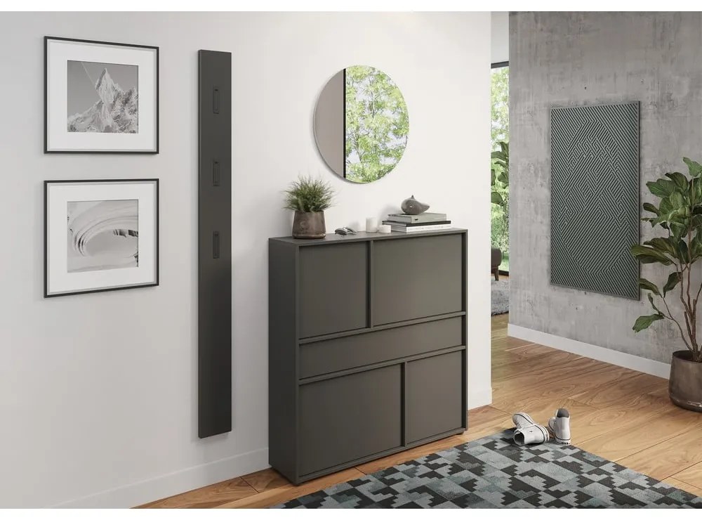 Антрацитно шкафче 105x108x25 cm Ameca 2.0 – Germania