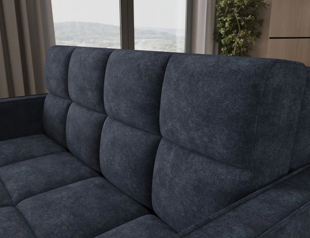 Разтегателен диван Maroni триместен-Тъмносин