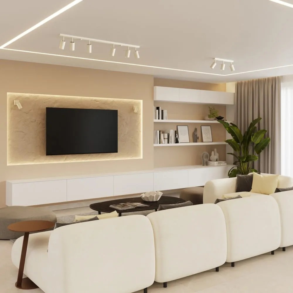 Кремав прожектор 6x81 cm Etna – Sollux