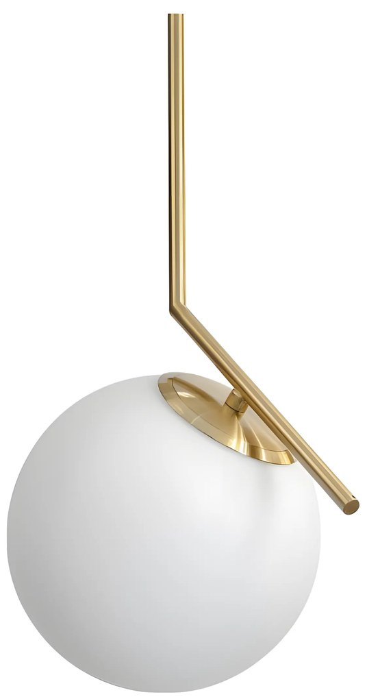 Пендел- СТЪКЛЕНА топка White/Gold G106-1W Gold White