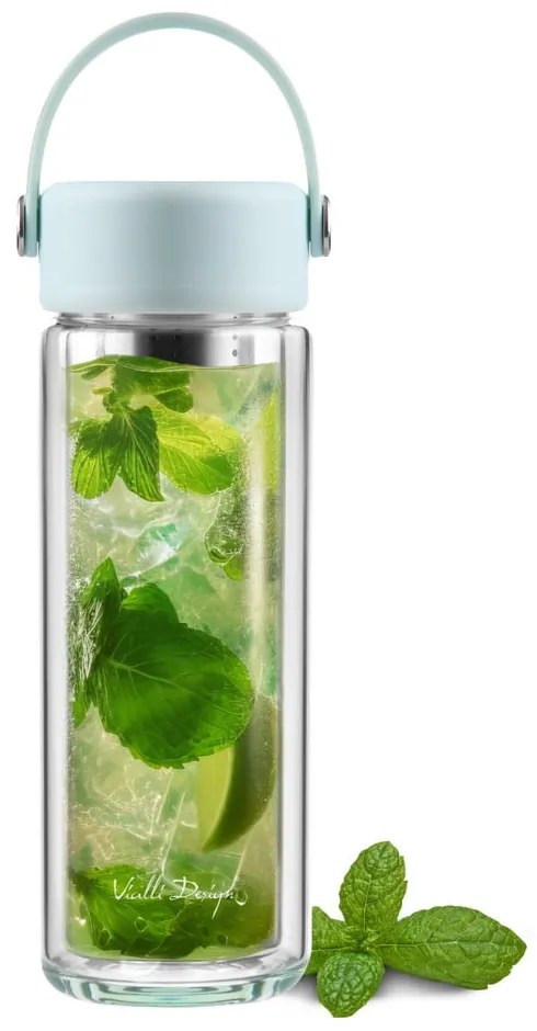 Стъклена бутилка мента 350 ml Fuori – Vialli Design
