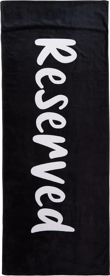 Черна плажна кърпа 78x200 cm Beach Sun - Catherine Lansfield